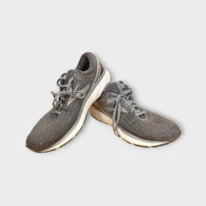 Mens Brooks GHOST Gray Running Shoes Sneakers Size 11.5 WIDE (2E)