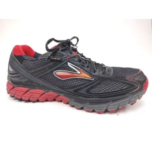 Men’s Brooks Ghost GTX Gore-Tex 5 Running Sneakers Shoes Black Red Size 10