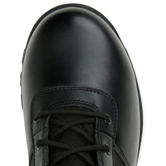 Men's Comfort Combat Tactical Boots Waterproof Slip Oil Resistant Zippered Black