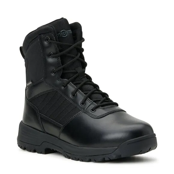 Men's Comfort Combat Tactical Boots Waterproof Slip Oil Resistant Zippered Black