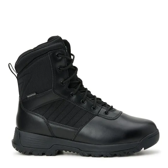 Men's Comfort Combat Tactical Boots Waterproof Slip Oil Resistant Zippered Black