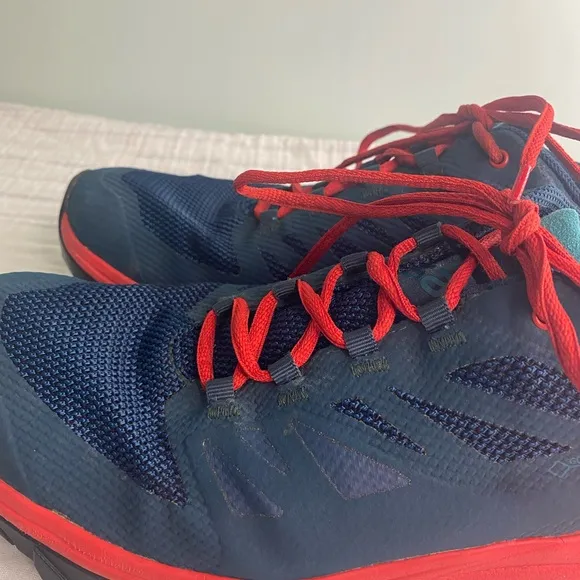 Men’s Ecco Biom Salomon Blue Orange Tennis Shoe Sneaker Size 11.5