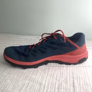Men’s Ecco Biom Salomon Blue Orange Tennis Shoe Sneaker Size 11.5