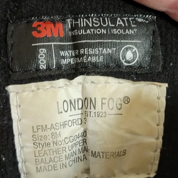 Men's London Fog Boots Size 8