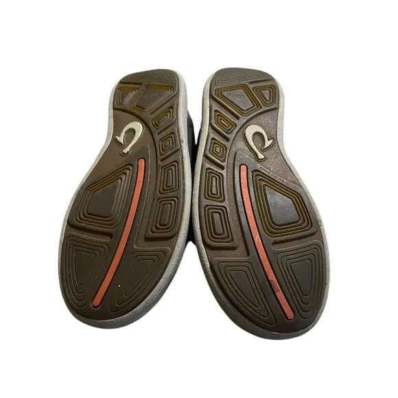 Men's‎ OluKai Moku Pae Gray Knit Slip On Sneakers Sz 9