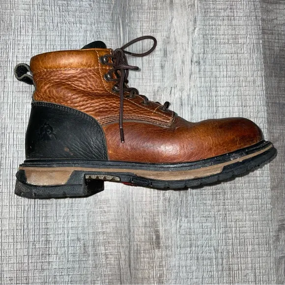 Men's Rocky Ram Ride Work Boots 7.5 W Oil Water Resistant Composite Toe