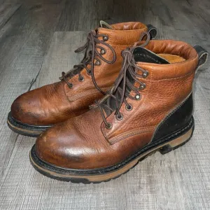 Men's Rocky Ram Ride Work Boots 7.5 W Oil Water Resistant Composite Toe