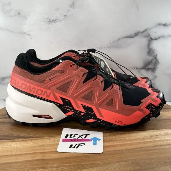 Mens Size 11 - Salomon Spikecross 6 Gore-Tex Studded Trail Hiking Running Shoes