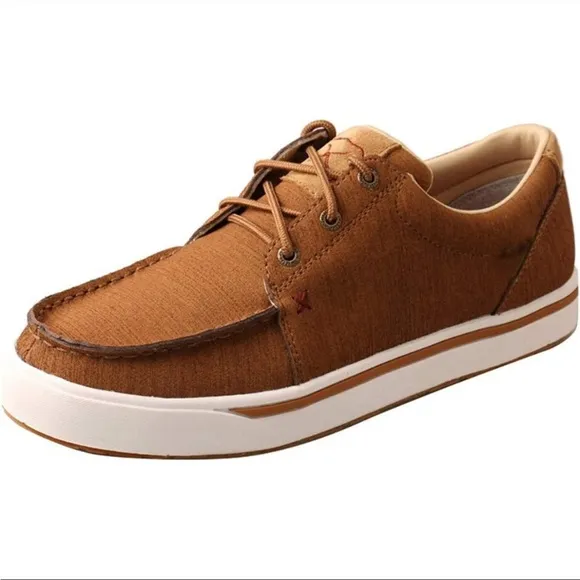 Men's Size 13 Twisted X Kicks Moc Toe Casual Shoe - Clay