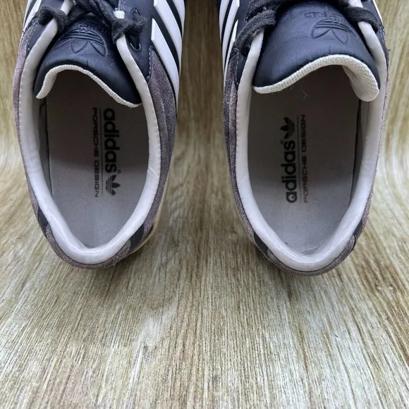 Men's Size 8.5 - Adidas Porsche Sport 550 Black Low Top Shoes Sneakers G95834