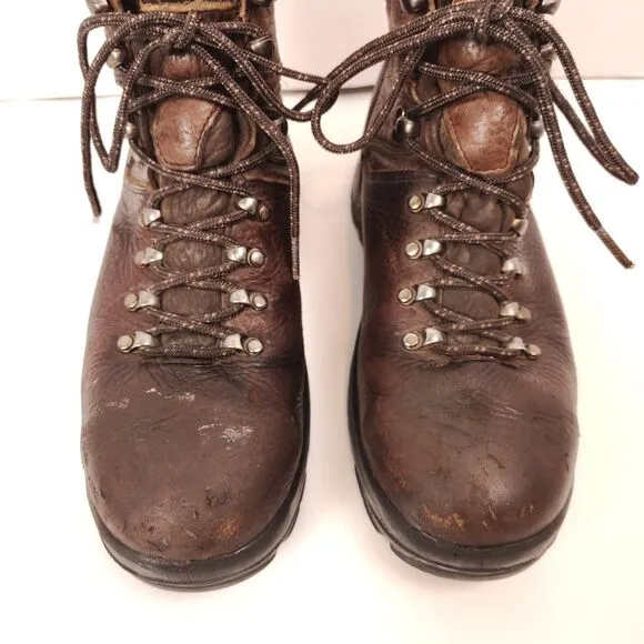 Mens Thorogood WP Safety Toe Leather Slip Resistant Work Lace Up Boots USA Made