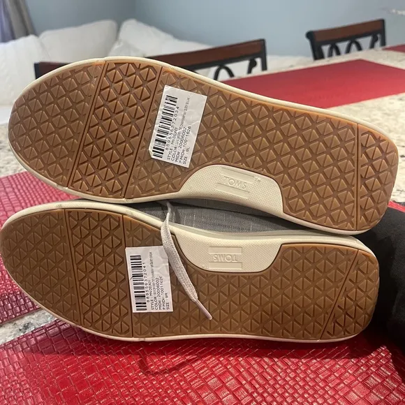 Men's TOMS Casual Shoes, Grey, Size 9