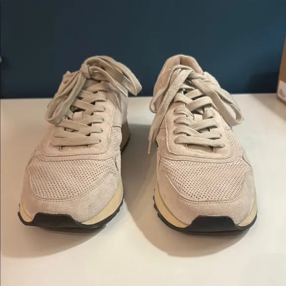 Men’s Vince Edric Perforated Suede Sneakers
