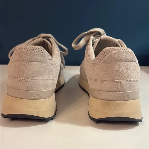 Men’s Vince Edric Perforated Suede Sneakers