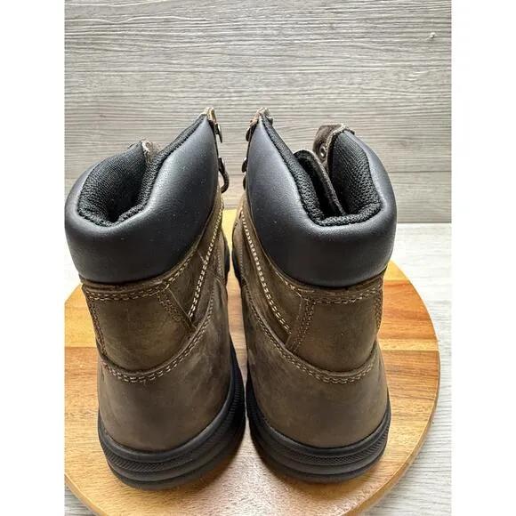 Men's Wolverine Carlsbad Oil Resistant Brown Boot size 9 EW
