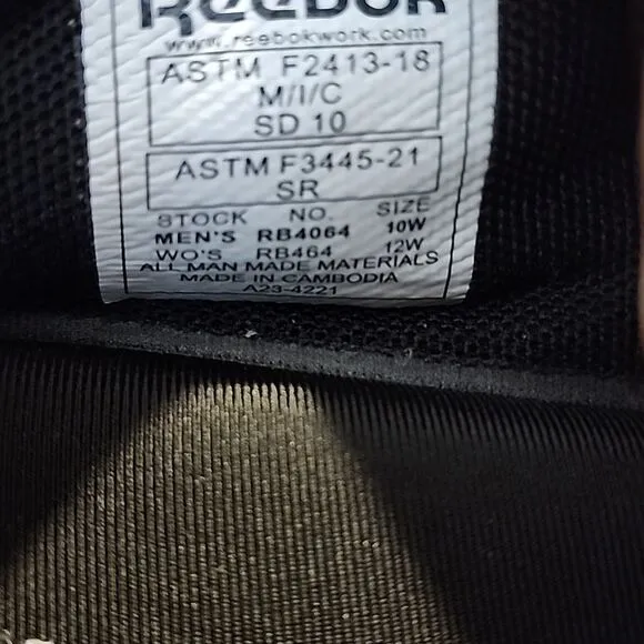 Men's work shoes Reebok  Flexagon 3.0 Work size 10W athletic work shoe