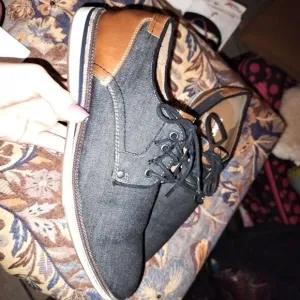 Men's Black and Brown Casual Shoes