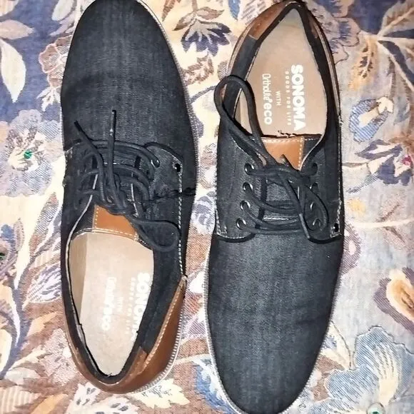 Men's Black and Brown Casual Shoes