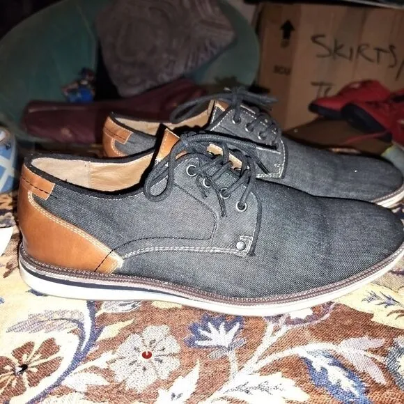 Men's Black and Brown Casual Shoes