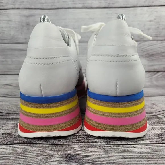 Mephisto Olimpia White Multicolor Sneakers Shoes Size US 10