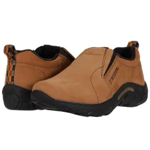 Merrell Big Kids Jungle MOC Nubuck Shoes Hiking Sneaker  Brown Nubuck Size US 7M