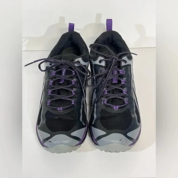 MERRELL Black, purple &amp; gray‎ women’s SIREN EDGE 3 hiking shoes size 11.