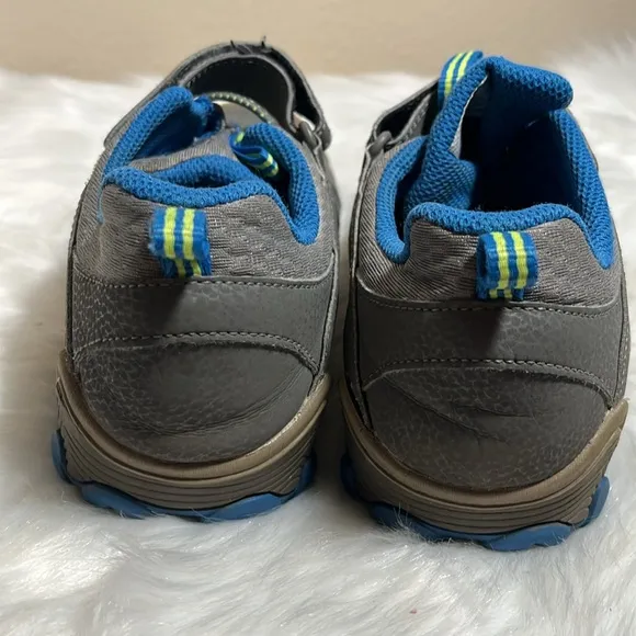 Merrell Boys Gray Blue Outdoor Hiking Shoes