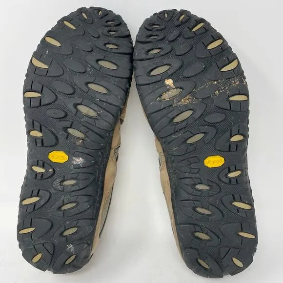 Merrell Brown Slip On Chameleon Hiking Shoes Mens Size 11