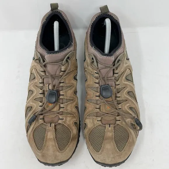Merrell Brown Slip On Chameleon Hiking Shoes Mens Size 11