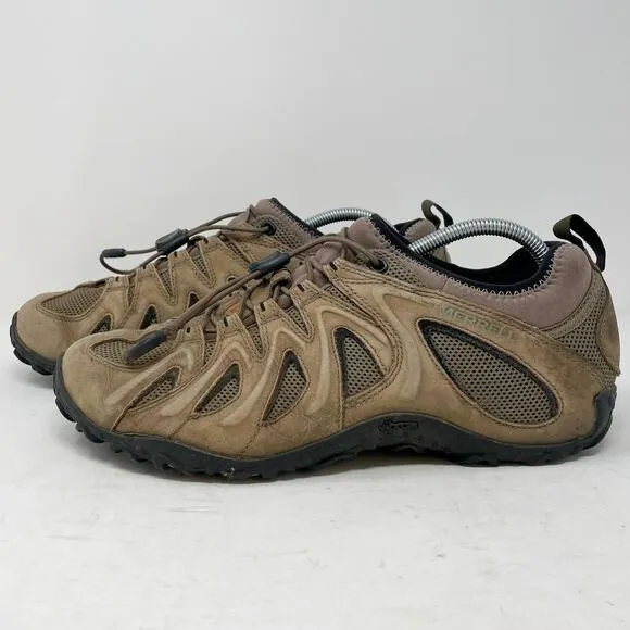 Merrell Brown Slip On Chameleon Hiking Shoes Mens Size 11