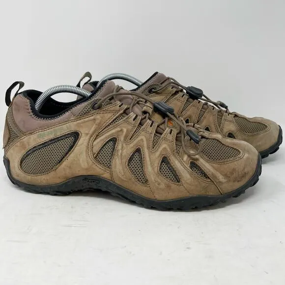 Merrell Brown Slip On Chameleon Hiking Shoes Mens Size 11