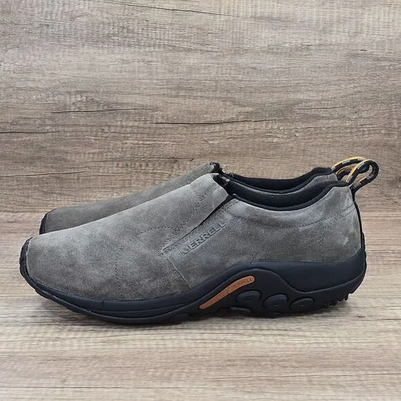 Merrell Jungle Moc Men's Size 13W Gunsmoke Suede Slip-on Shoes (J63787W)