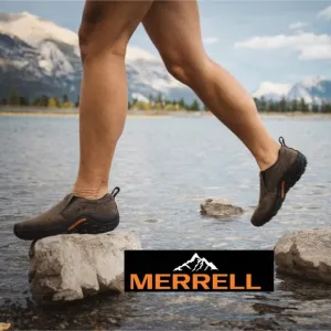 MERRELL Jungle Suede Moc Slip-On Shoes  NEW!!