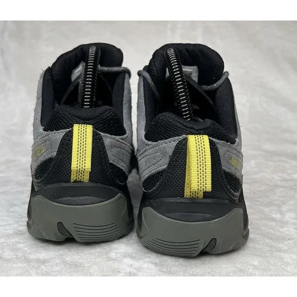 Merrell Mens 8.5 White Pine Vent Hiking Shoes Vibram Turbulence Suede‎ Leather
