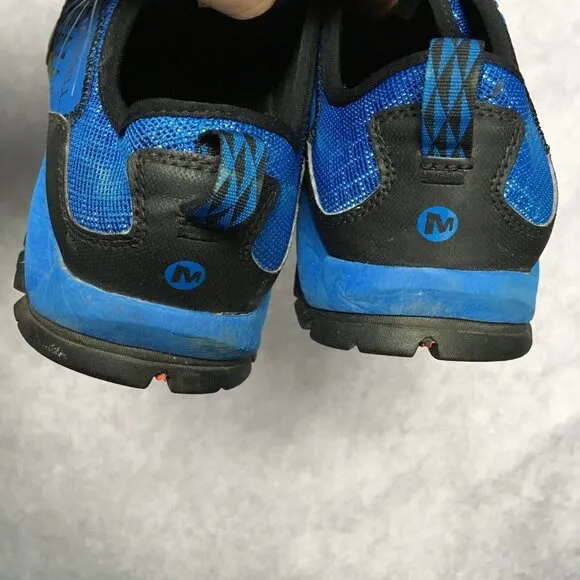 Merrell Mens Capra Rapid Trail Shoes size 9 Blue Dusk Black Hiking J35409