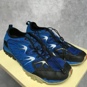 Merrell Mens Capra Rapid Trail Shoes size 9 Blue Dusk Black Hiking J35409
