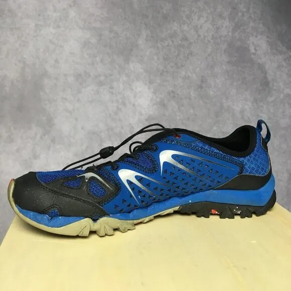 Merrell Mens Capra Rapid Trail Shoes size 9 Blue Dusk Black Hiking J35409