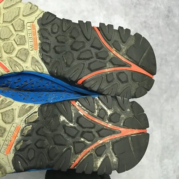 Merrell Mens Capra Rapid Trail Shoes size 9 Blue Dusk Black Hiking J35409