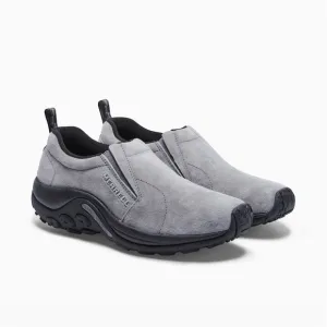 Merrell Men's Grey Suede Leather Jungle Moc Slip-On Shoes J71447