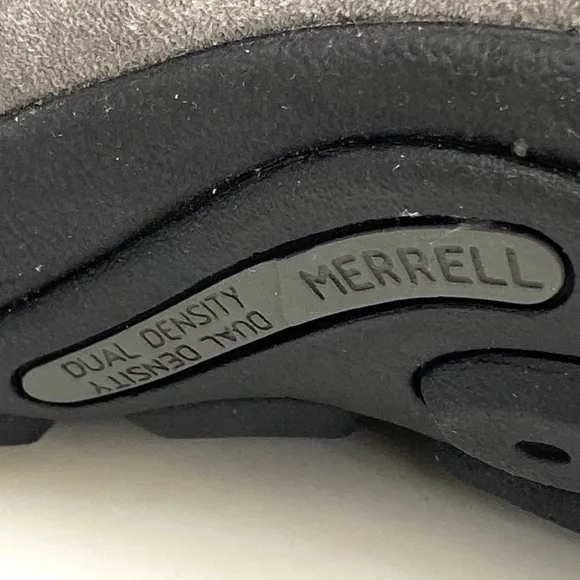 Merrell Men's Grey Suede Leather Jungle Moc Slip-On Shoes J71447