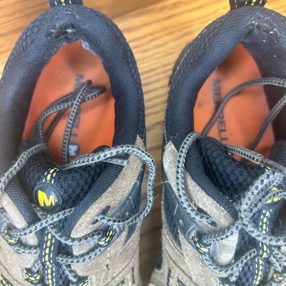 Merrell Men's Hiking Shoe Size 11.5 Brown Suede