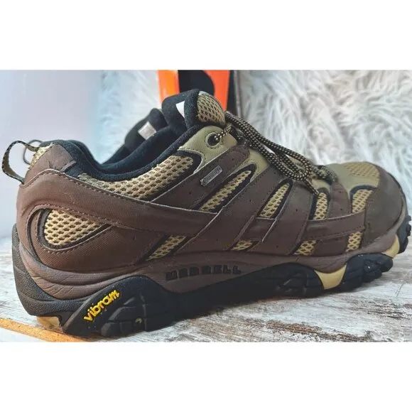 Merrell Men’s Moab 2 GTX Hiking Shoe Size 13 NEW INSOLES! Waterproof Vibram