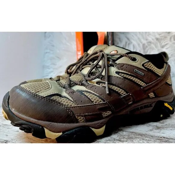 Merrell Men’s Moab 2 GTX Hiking Shoe Size 13 NEW INSOLES! Waterproof Vibram