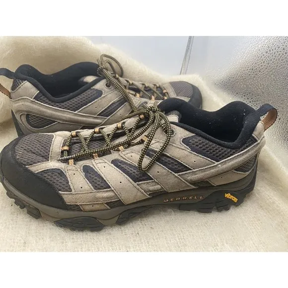 Merrell Mens Moab 2  Hiking Shoes Slightly Used J06011 Size 13
