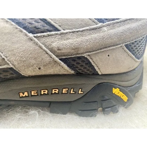 Merrell Mens Moab 2  Hiking Shoes Slightly Used J06011 Size 13