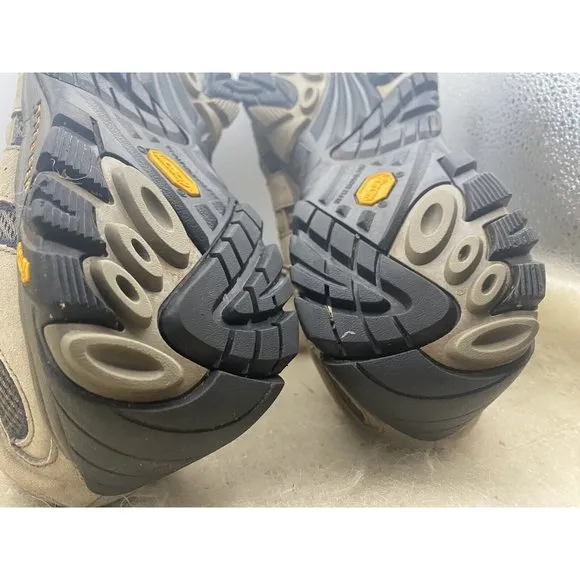 Merrell Mens Moab 2  Hiking Shoes Slightly Used J06011 Size 13