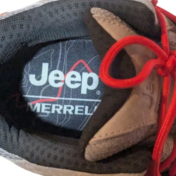 Merrell Moab 3 Mid X JEEP Rubicon Hiking Vibram Sole Shoes J006133 Size 11 Grey