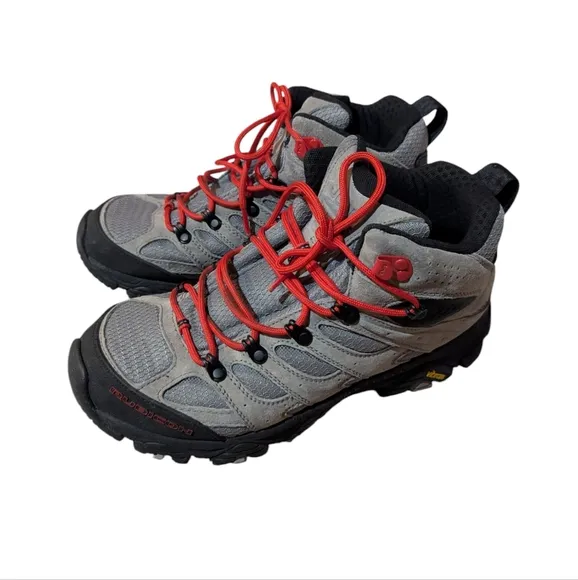 Merrell Moab 3 Mid X JEEP Rubicon Hiking Vibram Sole Shoes J006133 Size 11 Grey