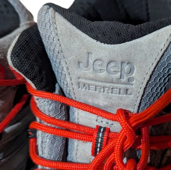 Merrell Moab 3 Mid X JEEP Rubicon Hiking Vibram Sole Shoes J006133 Size 11 Grey