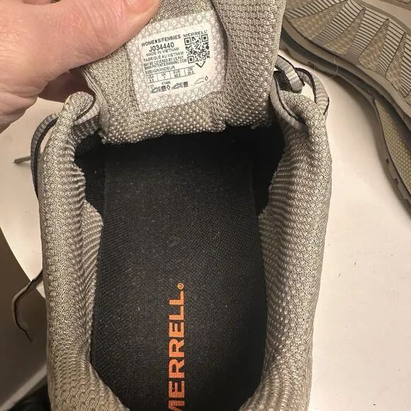 Merrell Siren Edge 3 Hiking Trail Shoes Womens 9.5 Aluminum Boulder J034440 NWOB